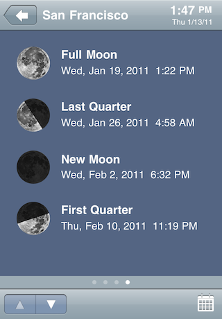 moon phases